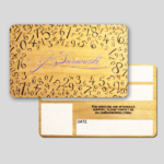Wood Cards – Custom Printed