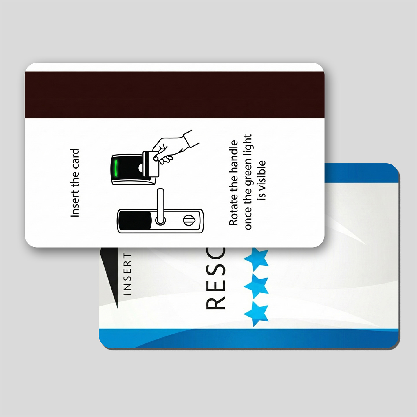 FNP-38 Magnetic Hotel Key Cards - Custom Printed - Image 1