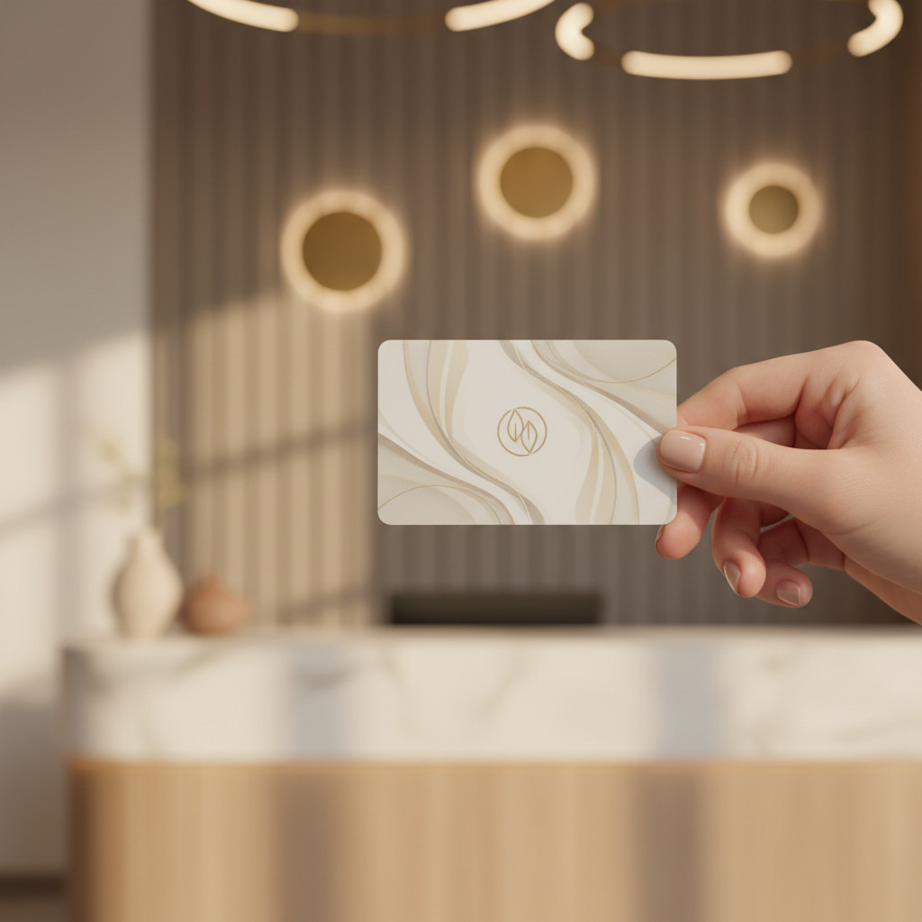 Hotel key card illustration