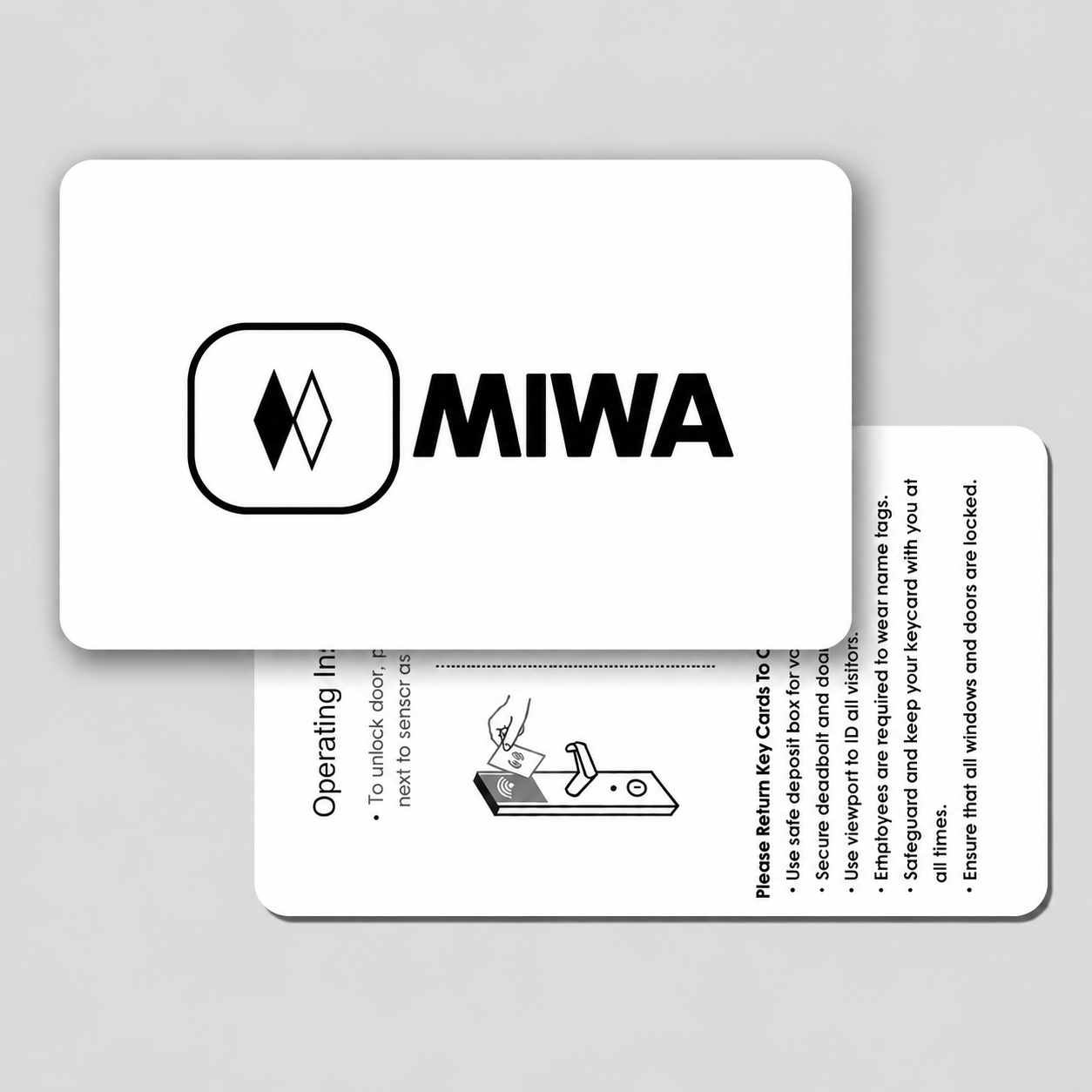 MIWA MIWA Contactless RFID Key Cards - Image 1