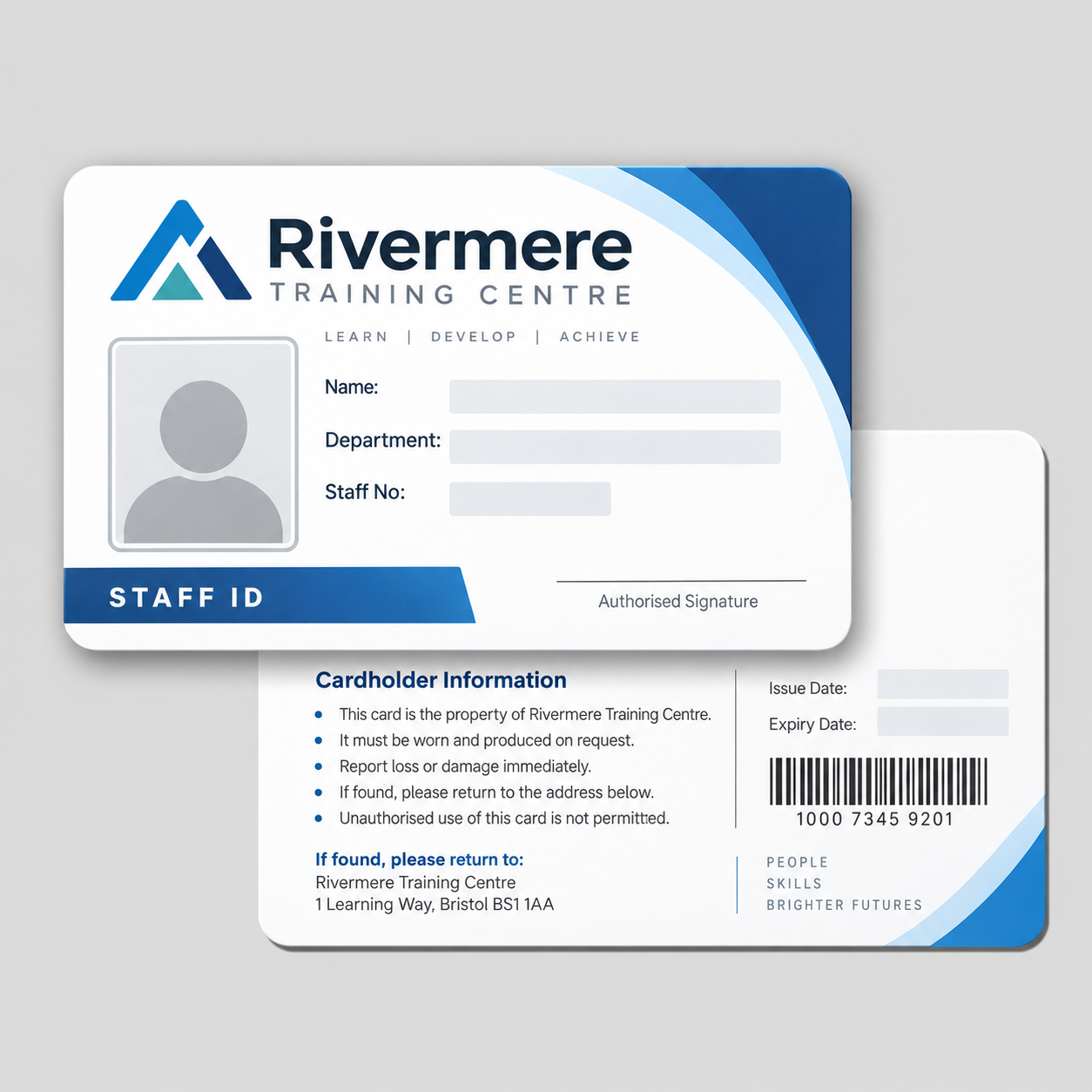 Non Chipped Preprinted ID card Pre-Printed Access & ID Cards - Non Chipped - Image 1