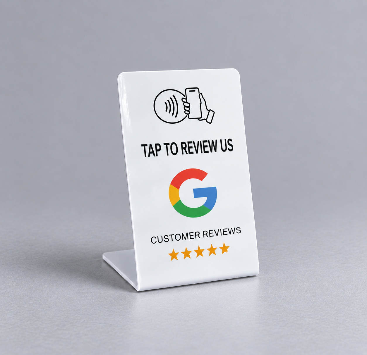 Small Google Stand Google Review NFC Table Stand – Small - Image 1